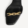 Sandale „Duchesse” pentru femei, de culoare neagră