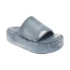 Sandale Rise „Piele cu imprimeu Denim” 656960WBMA14000