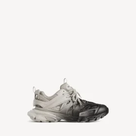 Sneakerși de alergare pentru bărbați, cu efect de gradient, în negru/bej