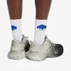 Sneakerși de alergare pentru bărbați, cu efect de gradient, în negru/bej