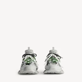 Sneakerși de alergare pentru bărbați, cu șireturi, în culorile gri/galben/alb/bleu marin