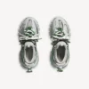Sneakerși de alergare pentru bărbați, cu șireturi, în culorile gri/galben/alb/bleu marin