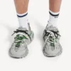 Sneakerși de alergare pentru bărbați, cu șireturi, în culorile gri/galben/alb/bleu marin