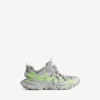 Sneakerși de alergare pentru bărbați, model „Track Signature”, în culorile gri/galben neon
