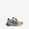 Sneakerși de alergare pentru bărbați în culorile violet/portocaliu/gri
