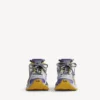 Sneakerși de alergare pentru bărbați în culorile violet/portocaliu/gri