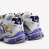 Sneakerși de alergare pentru bărbați în culorile violet/portocaliu/gri