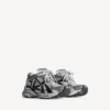 Sneakerși de alergare pentru bărbați în culorile gri/alb/negru