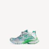 Sneakerși de alergare pentru bărbați în culorile gri/verde/albastru