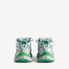Sneakerși de alergare pentru bărbați în culorile gri/verde/albastru