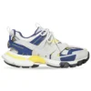 Sneakerși de alergare „White Dark Blue Yellow” 542023W3AC49471