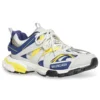 Sneakerși de alergare „White Dark Blue Yellow” 542023W3AC49471