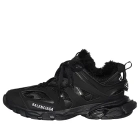 Sneakerși de atletism „Fake Fur Black” 668555W3CQ11000