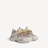Sneakerși pentru femei cu șireturi, în nuanțe de gri-maro/galben/violet/maro/negru
