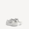 Sneakerși pentru femei „Hamptons” cu aspect ușor uzat, de culoare albă