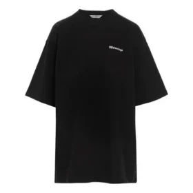 SS21 BB Logo cu litere, guler rotund, negru 641655TJV871070