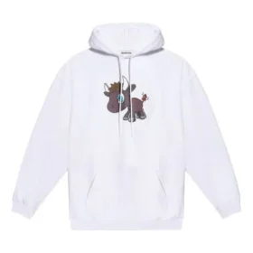 SS21 cu imprimeu de desene animate cu motive mici, unisex, alb, 578135TJVE69000