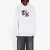 SS21 cu imprimeu de desene animate cu motive mici, unisex, alb, 578135TJVE69000