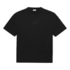 SS21 cu logo, guler rotund, mâneci scurte, unisex, negru 641655TKV711069