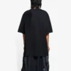 SS21 cu logo, guler rotund, mâneci scurte, unisex, negru 641655TKV711069
