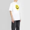 SS21 Drip Peace, croială largă, imprimeu zâmbet, casual, GS, alb 641675TKVA18639