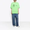SS21 Retro cu mânecă scurtă, verde fluorescent 612965THV844162