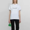 SS21 Tricou casual cu imprimeu cu logo alfabet, mărime mare, mânecă scurtă, alb 612965TIV549040