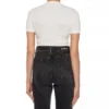 SS21 Tricou cu mânecă scurtă, imprimeu cu litere, alb 594603TGV479000