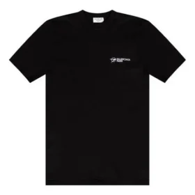 SS21 Tricou cu mâneci scurte, brodat, negru 641655TKV861070 SS21 Tricou cu mâneci scurte, brodat, negru 641655TKV861070