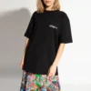 SS21 Tricou cu mâneci scurte, brodat, negru 641655TKV861070