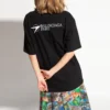 SS21 Tricou cu mâneci scurte, brodat, negru 641655TKV861070