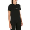 SS21 Tricou din bumbac cu imprimeu logo, negru 612964TJVD91034