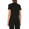 SS21 Tricou din bumbac cu imprimeu logo, negru 612964TJVD91034