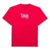 SS21 Tricou unisex cu mânecă scurtă și imprimeu cu litere, roșu 651795TKV816295