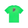 SS21 Tricou unisex cu mânecă scurtă, imprimeu cu desene animate cu motive mici, verde 612966TJVM93302