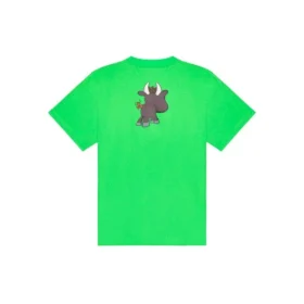 SS21 Tricou unisex cu mânecă scurtă, imprimeu cu desene animate cu motive mici, verde 612966TJVM93302 SS21 Tricou unisex cu mânecă scurtă, imprimeu cu desene animate cu motive mici, verde 612966TJVM93302