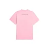 SS21 Tricou unisex cu mânecă scurtă, imprimeu cu litere, roz 612965TJVL51401