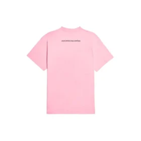 SS21 Tricou unisex cu mânecă scurtă, imprimeu cu litere, roz 612965TJVL51401 SS21 Tricou unisex cu mânecă scurtă, imprimeu cu litere, roz 612965TJVL51401