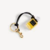 Talisman în formă de sticluță de parfum miniaturală, de culoare neagră