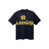 Tape Type Tricou, croială medie „Black Faded” 739784TOVA91055