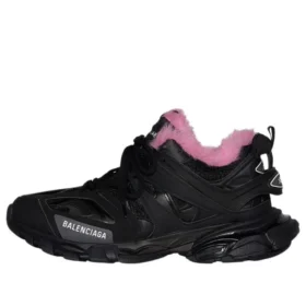 Track Sneakerși „Black Fake Fur Pink” 668555W3CQ61050