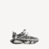 Track sneakerși pentru femei cu logo șablonat, în negru/alb