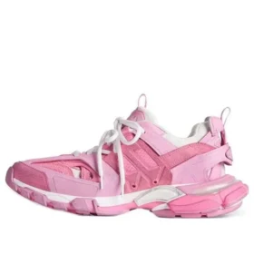 Track Sneakerși „Plasă roz și material asemănător cu pielea de căprioară” 542436W3SU55090