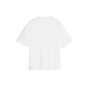Tricou alb cu mânecă scurtă, cu imprimeu cu litere pe piept 570813TEV489044 Tricou alb cu mânecă scurtă, cu imprimeu cu litere pe piept 570813TEV489044