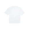 Tricou alb cu mânecă scurtă pentru bărbați Balenciaga cu imprimeu retro al logo-ului „Band Portrait” 612966TIV479000