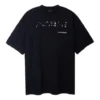 Tricou Balenciaga desenat manual, croială largă „Negru” 641675TOVO51070