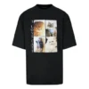 Tricou Balenciaga pentru bărbați, lungime medie, guler rotund, mânecă scurtă, negru 641614TJVG81000