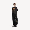 Tricou Balenciaga Sacra Cœur cu trenă pentru femei, negru