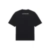 Tricou Balenciaga SS21 Love pentru bărbați, cu mânecă scurtă, negru 612966TJVL51070