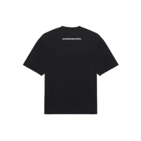 Tricou Balenciaga SS21 Love pentru bărbați, cu mânecă scurtă, negru 612966TJVL51070